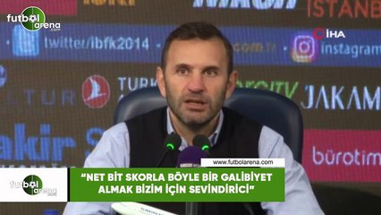 Okan Buruk: "Net bir skorla böyle bir galibiyet almak biizm için sevindirici"