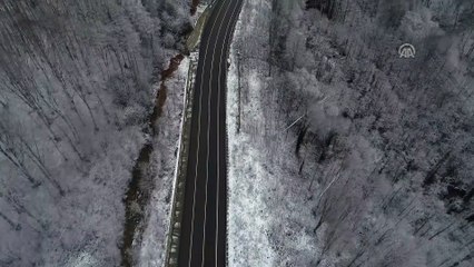 Yüksek kesimlerde kar yağışı başladı - KIRKLARELİ