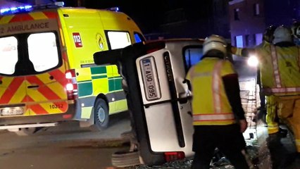 Leuze voiture sur le flanc 1 28.12.2019