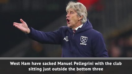 West Ham sack Pellegrini