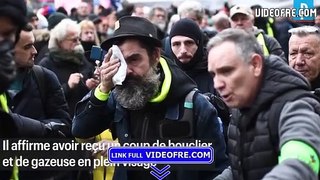 Jérôme Rodrigues encore blessé en manifestant - VIDEOFRE.com
