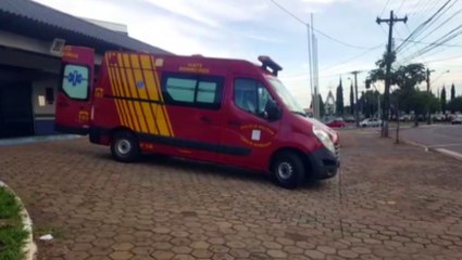 Menina de seis anos é socorrida após sofrer lesão no parquinho do Ciro Nardi