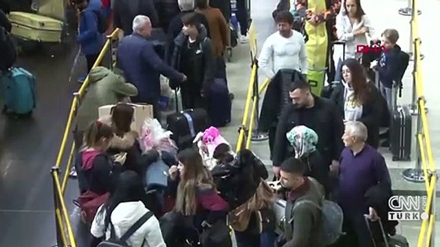 Sabiha Gökçen Havalimanı’nda yılbaşı yoğunluğu