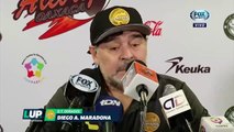 Enfado de Maradona por la derrota de Dorados