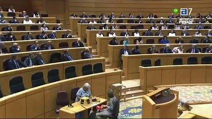 Los malos humos de la quemada ministra Delgado en el Senado durante su incineración política