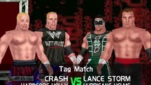 WWF Invasion No Mercy Mod Matches The Holly Cousins vs Hurricane & Lance Storm