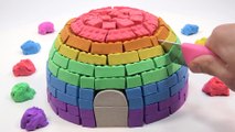 Learn Colors Kinetic Sand VS Mad Mattr Rainbow...