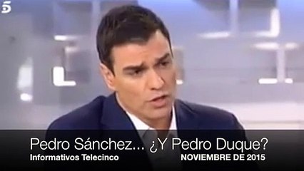 Lo que prometió Pedro Sánchez en 2015 y que apunta directamente a una destitución de Pedro Duque
