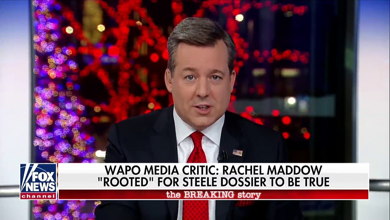 Washington Post media critic slams Rachel Maddow, says liberal host 'rooted' for Steele dossier