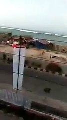 Este hombre grita desesperadamente para advertir del tsunami en Indonesia segundos antes de que sucediera