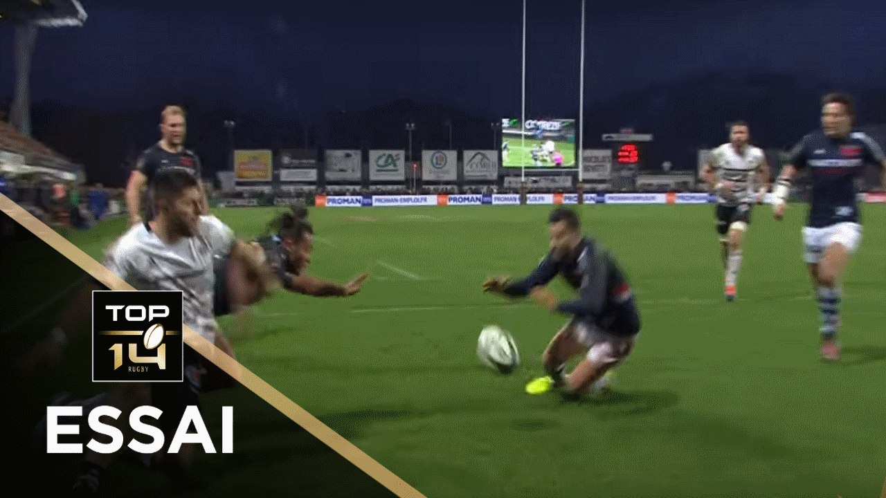 TOP 14 - Essai Brice DULIN (R92) - Brive - Racing 92 - J12 - Saison 2019/2020