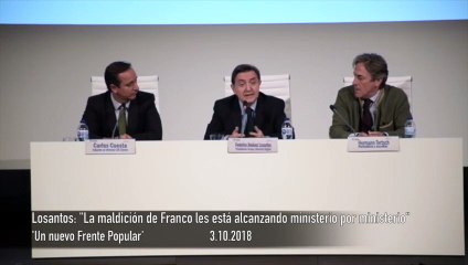 Losantos: "La maldición de Franco les está alcanzando a los socialistas ministerio por ministerio"