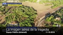 El dron de Antena3 muestra el desastre a vista de pájaro en Mallorca