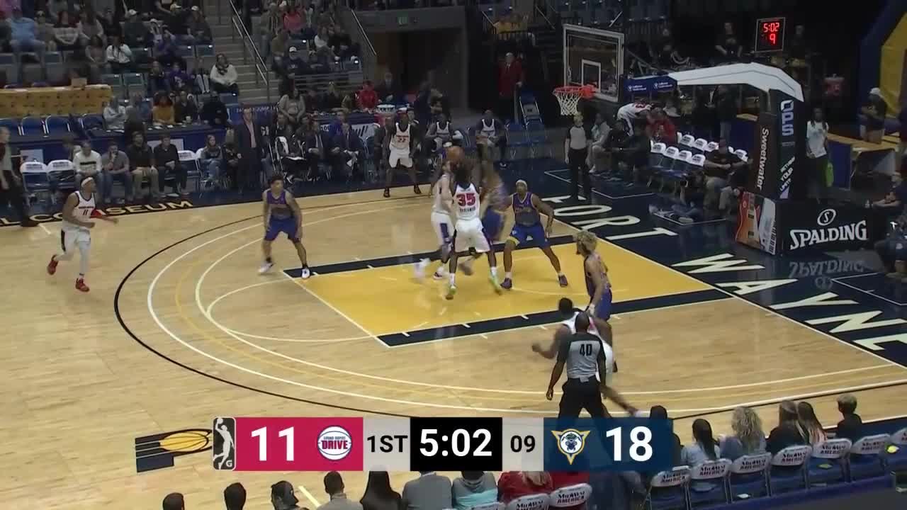 Adam Woodbury Posts 19 points & 13 rebounds vs. Fort Wayne Mad Ants