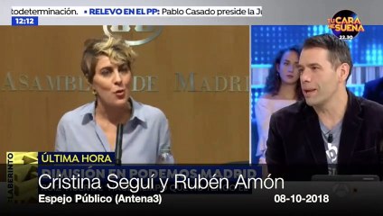 Cristina Seguí y Rubén Amón despiojan a Lorena Ruiz-Huerta y los podemitas