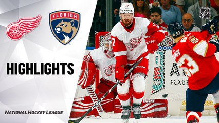 NHL Highlights | Red Wings @ Panthers 12/28/19