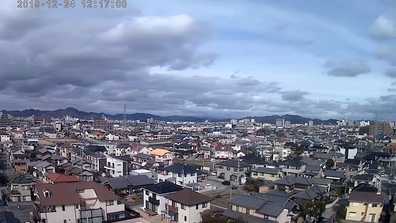 【Japanese landscape 25 】An action camera was attached to the crane truck to shoot the scenery at a high place.　Paysage japonais　Japanische Landschaft　Paesaggio giapponese　Paisaje japones　Japans landschap　Японский пейзаж　日本風景