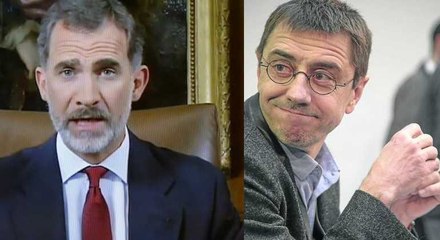 El vídeo de Monedero confesando con honores militares la hostia que le quieren dar al rey Felipe VI