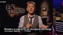 Monedero se caga en TVE por disculparse con Falange tras el bochorno de OT2018