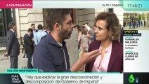 El reportero millennial de laSexta se lanza al cuello de Montserrat para ocultar el escándalo de las putas del 'D'Angelo