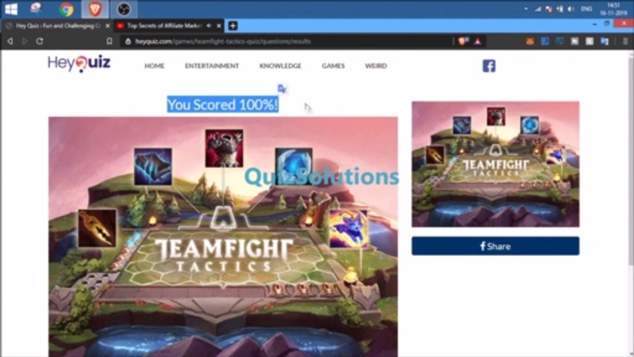 HeyQuiz Teamfight Tactics Quiz Answers 25 Questions Score 100% Video QuizSolutions