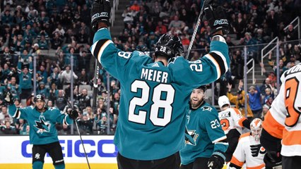 Timo Meier's first career NHL hat trick