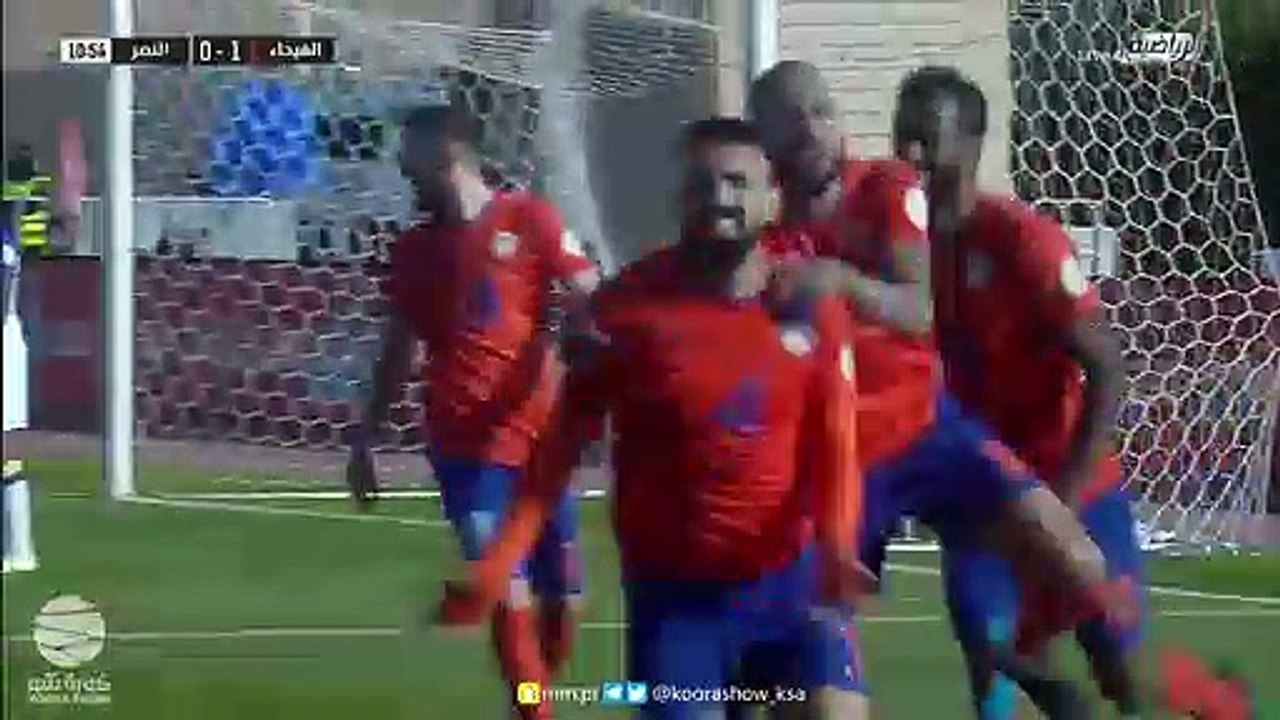 شاهد ملخص واهداف فوز نادي النصر على الفيحاء 4-1 وهاتريك حمدالله
