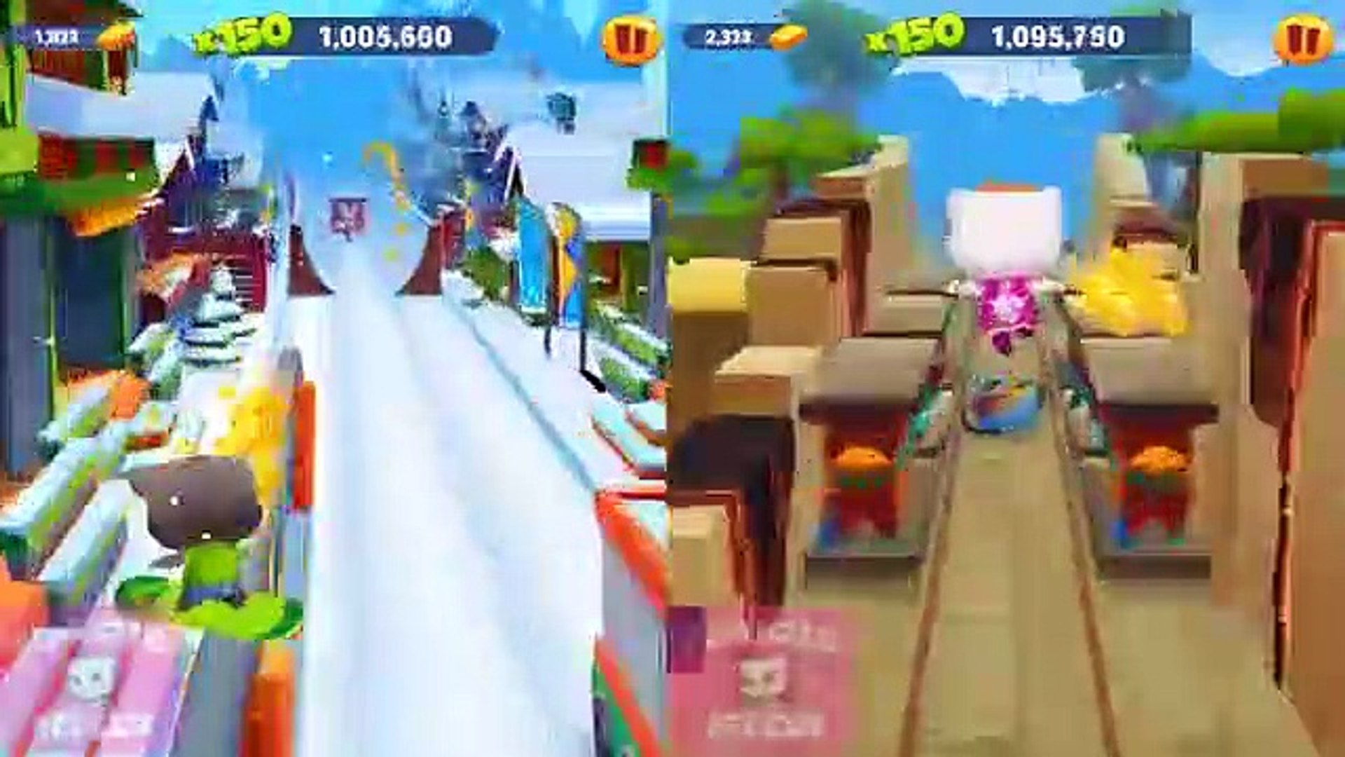 Talking Tom Gold Run Speed Run Android Gameplay Walk-through 