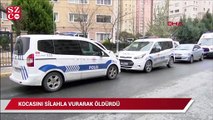 İstanbul’da cinayet! Bir kadın eşini silahla vurarak öldürdü