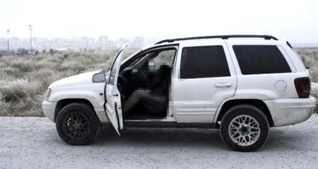 Sürücü aracında vurulmuş olarak bulundu