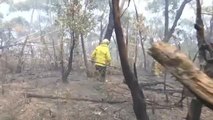 Australia se despide del 2019 luchando contra otro incendio que sigue sin control