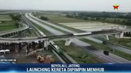Kereta Bandara Adi Soemarmo Resmi Beroperasi