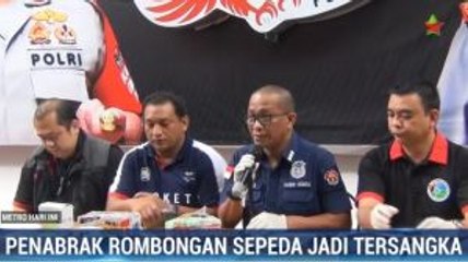 Penabrak Rombongan Pesepeda di Jalan Sudirman Jadi Tersangka