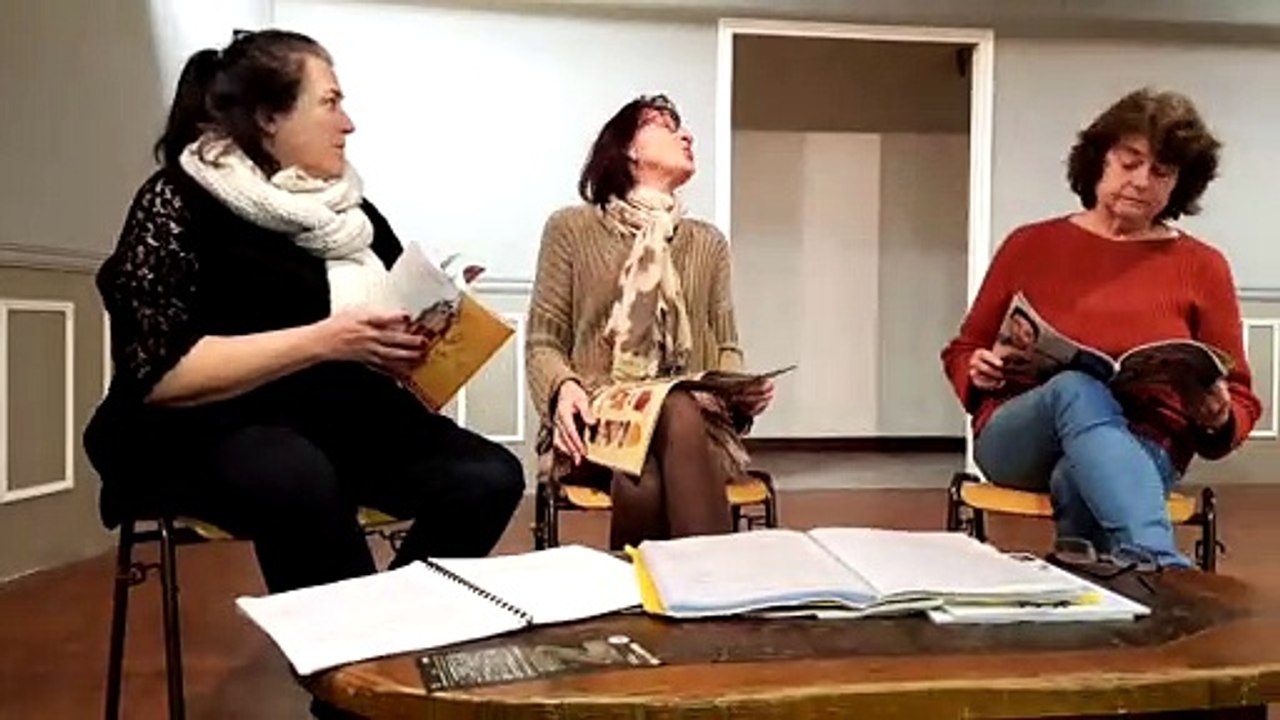 Monthureux-le-Sec : vivez la répétition de la pièce "Des gommages corporels"