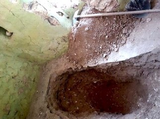 Yüz yıldır adak adanan kültür envanterindeki türbe boş çıktı