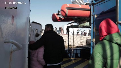Effettuato lo sbarco dei 32 cittadini libici a Pozzallo
