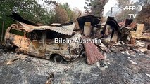 Town ravaged by bushfires as Australia braces for elevated fire danger