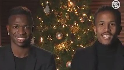 La felicitación de Vinicius y Militao