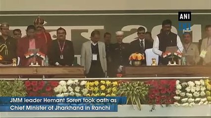 Hemant Soren takes oath as Jharkhand CM