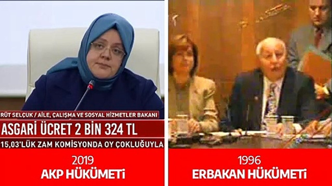 ERBAKAN HÜKÜMETİ İLE AKP HÜKÜMETİ ARASINDAKİ ZAM AÇIKLAMA FARKI (2)