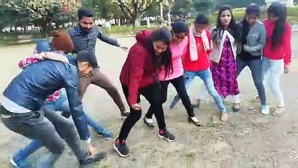 girls and boys dance  gandhi park dehradun