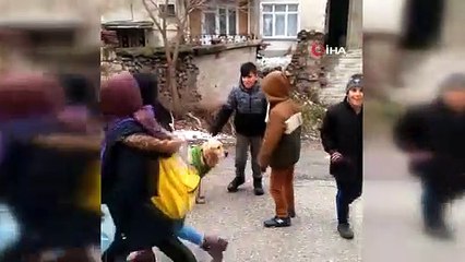 Sokak köpeğine üşümesin diye tişört giydirdiler