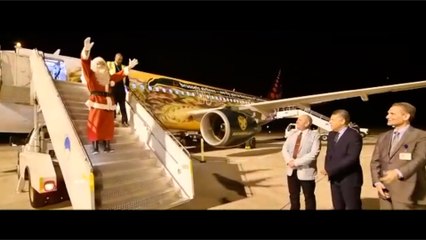 مطار مرسى علم يواصل استقبال السائحين بهدية سكريت سانتا