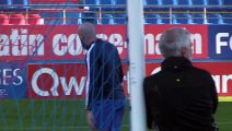 Pros - le point avec le coach F. Ciccolini lors de la reprise de l'entrainement !