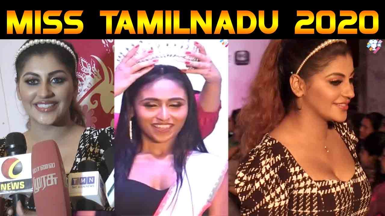 Deepthi crowned Miss Tamil Nadu 2020 | Yashika...