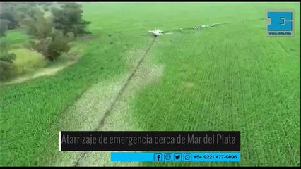 Un avión aterrizó de emergencia cerca de Mar del Plata