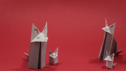 TUTO - Un petit chat tout simple en origami