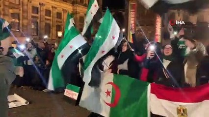 - Amsterdam’da İdlib’deki saldırılar protesto edildi