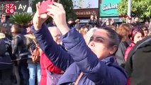 Antalya'da kadınların 'danslı protestosuna' polis engeli
