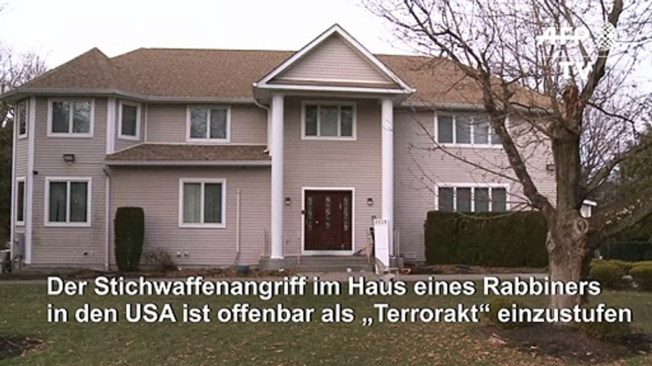 Stichwaffenangriff in Rabbiner-Haus ist 'Terrorakt'